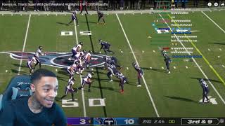 FlightReacts Ravens vs. Titans Super Wild Card Weekend Highlights | NFL 2020 Playoffs