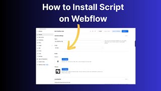 How to Install PixelFlow Script on Webflow