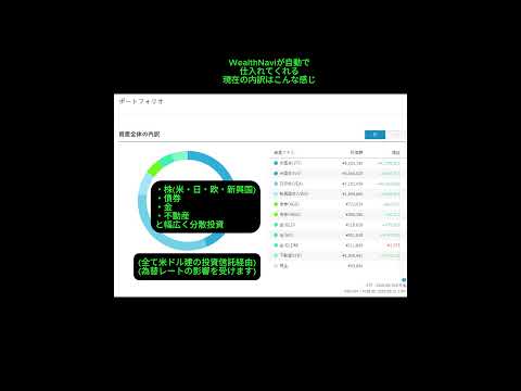 ウェルスナビと米ドル外貨定期預金、トヨタ株とオルカン