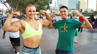 ANGELICA ENBERG Beast On The Las Vegas Strip Female Bodybuilder