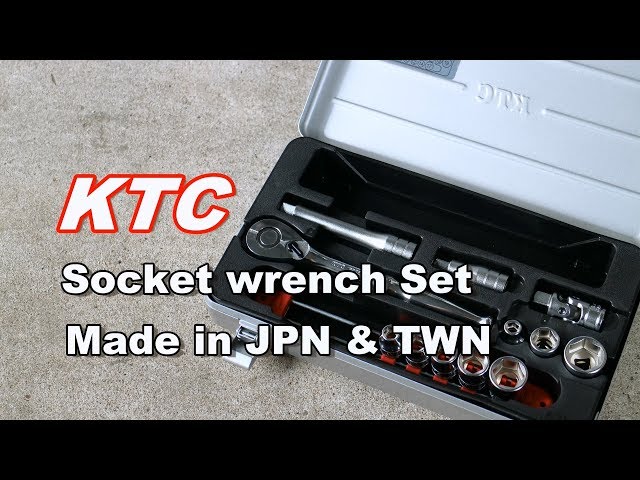 KTC「9.5sq.ソケットレンチセット TB308」を購入開封とスーパーカブ