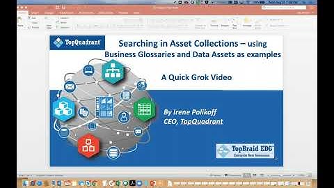 Quick Grok Video: Search in Asset Collection in TopBraid EDG