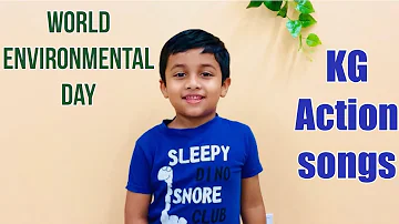 Environment day songs | Environment day action song for KG | nursery song on Earth #environmentday