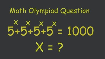 A Nice Olympiad Exponential Problem