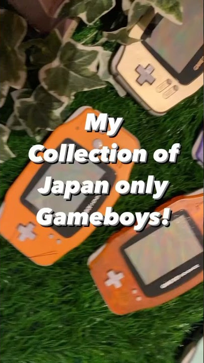 Japan’s exclusive gameboys #gba #retrocollective #weird #nintendo #game #tokyo #gaming #gameboy #gbc