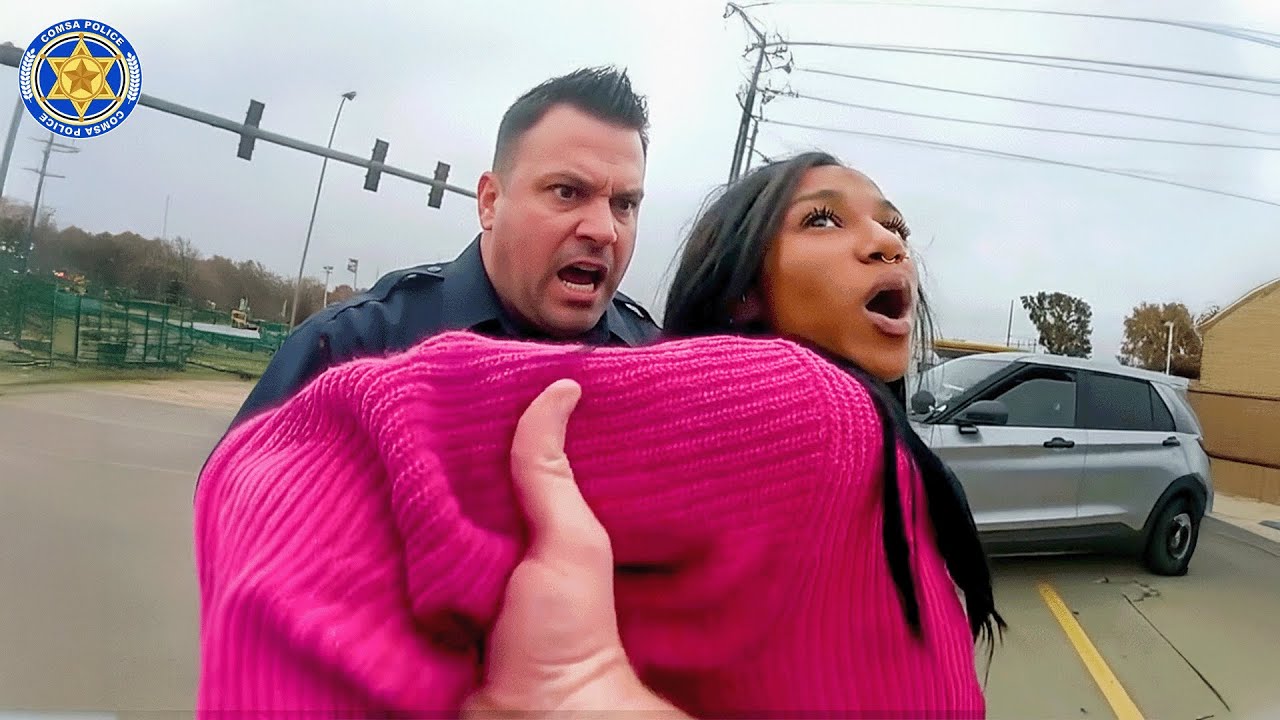 Entitled Gen-Z Driver Loses it After Failed Hit-And-Run | Karens Getting Arrested By Police