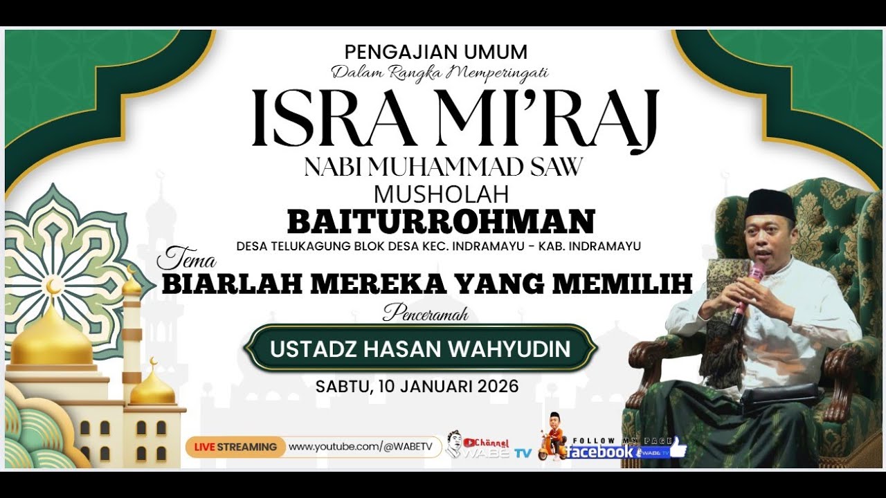 CERAMAH AGAMA USTADZ HASAN WAHYUDIN ][ ANTARA DEDO’A LAN MACA DO’A ][ 22 JANUARI 2026