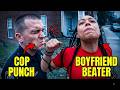 Boyfriend Beater Punches Cop In The Face During Arrest
