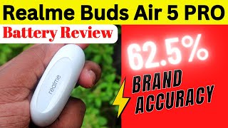 Realme Buds Air 5 Pro Earbuds Battery Test - AAC & LDAC Codec Playtime Hours & Charging Time