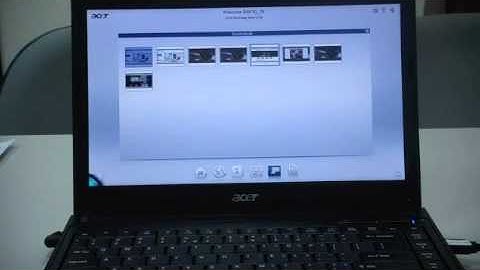 InstantView on Acer Travelmate notebook