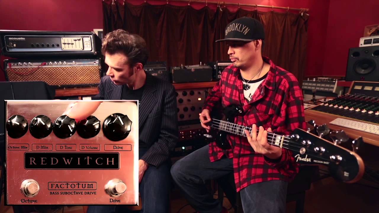 Factotum - Bass Suboctave Drive Pedal DEMO from Redwitch Analog