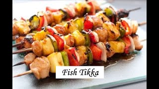 Fish Tikka Recipe/Fish Tikka Fry/Masala/BBQ Urdu/Hindi/English By SA Cooking Adventures