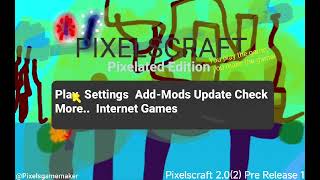 What's new in Pixelscraft 2.0(2) ? - Sender  square duplication and Minecraft terminology ban