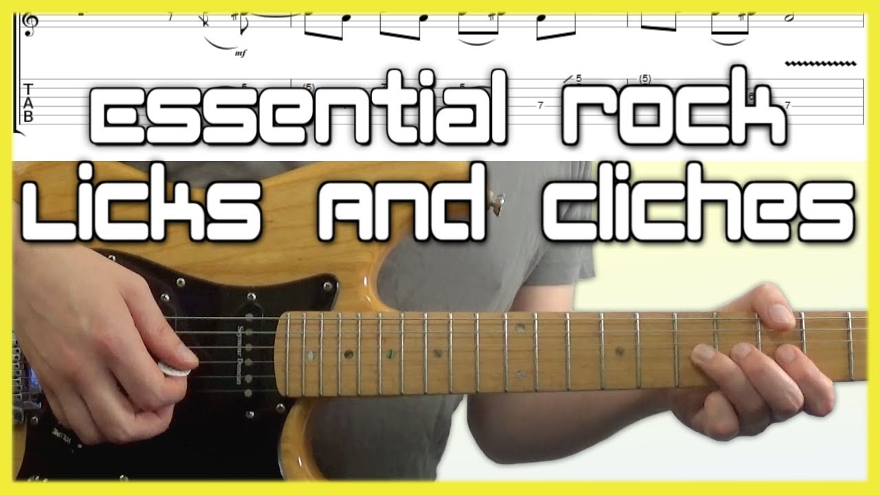 Top 10 ROCK Licks Every Guitarist Should Know! With Tab & Jam Track YouTube