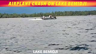 BREAKING NEWS: Airplane Crash On Lake Bemidji * Unofficial word is everyone safe.