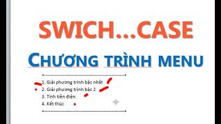 java1 Hướng dẫn sử dụng switch case lab2 bài 4