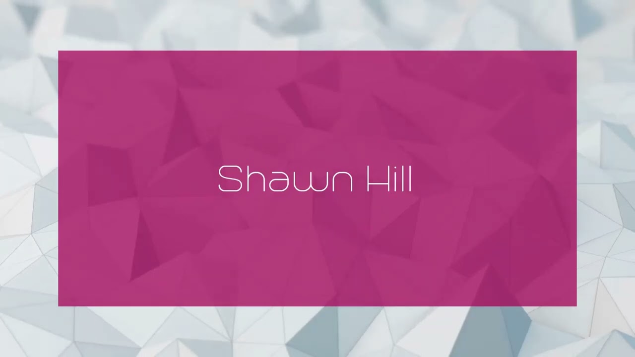 Shawn Hill - appearance