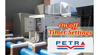 Petra Air-conditioning economiser timer setting @VictorTechTalks #petra
