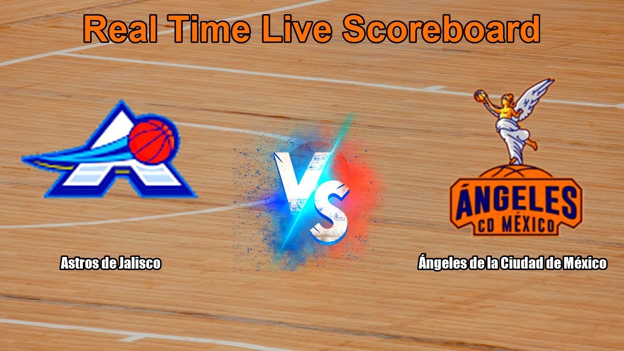 Astros de Jalisco vs Ángeles de la Ciudad de México Live Score - Mexico CIBACOPA