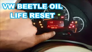 2013 VW Beetle Oil Life Reset   FAST!  2.5l Jetta and Golf too?
