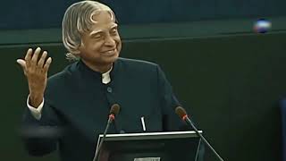Apj Abdul Kalam Apj Abdul Kalam Inspiring Speech On India At European Parliament