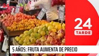 Exportación y cambio climático aumentan el precio de la fruta | 24 Horas TVN Chile