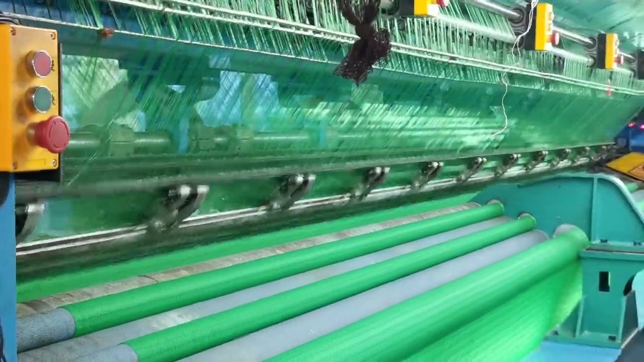 China Knotless Netting Machinery Produce Fishing Nets