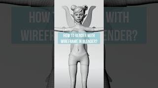 How to Render with Wireframe in Blender? (Quick Tutorial)