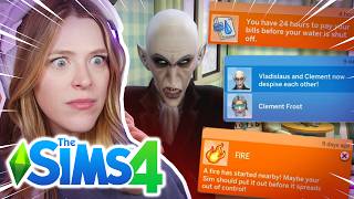 I Left The Sims Unpaused with EVERY OCCULT together ALL NIGHT... this is what happened