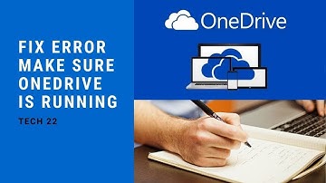 How to fix onedrive is running on your pc, then try again message on Windows 10