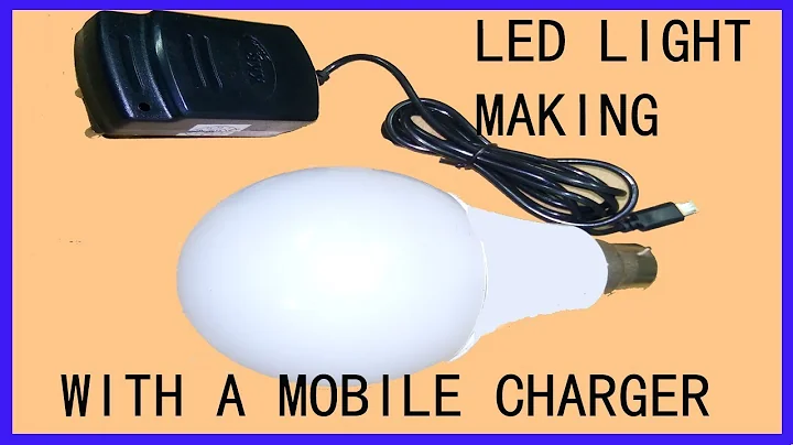 LED Bulb Making With A Mobile Charger