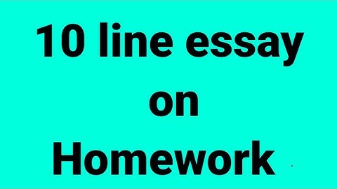 10 line essay on homework/essay on homework/paragraph on homework/importance of homework /homeworks