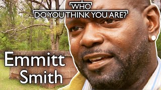 Former NFL player Emmitt Smith gets emotional learning about his enslaved ancestors...