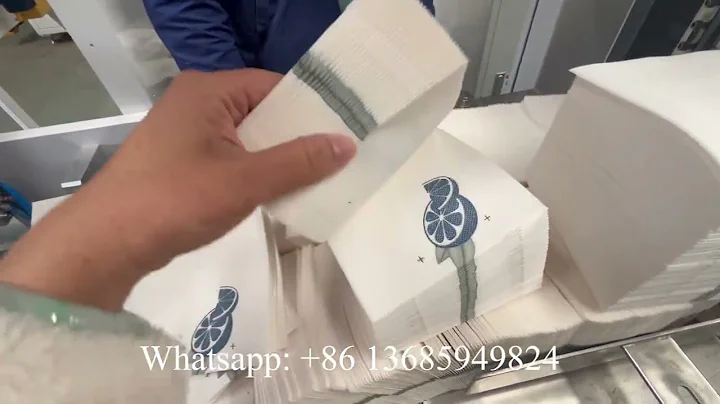 Automatic glue lamination two color printing napkin tissue manufacturing machinery
