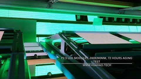 48 hours aging test, P2.5 LED Display, 240x240mm LED module