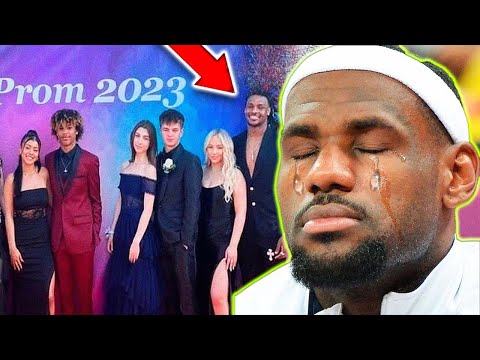 Bronny James Takes Another White Girl To Prom....AND GUESS WHO IS MAD?