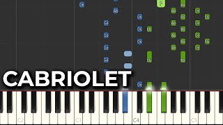Cabriolet  (Demo Song on Keyboard) (Piano Tutorial) [Synthesia]