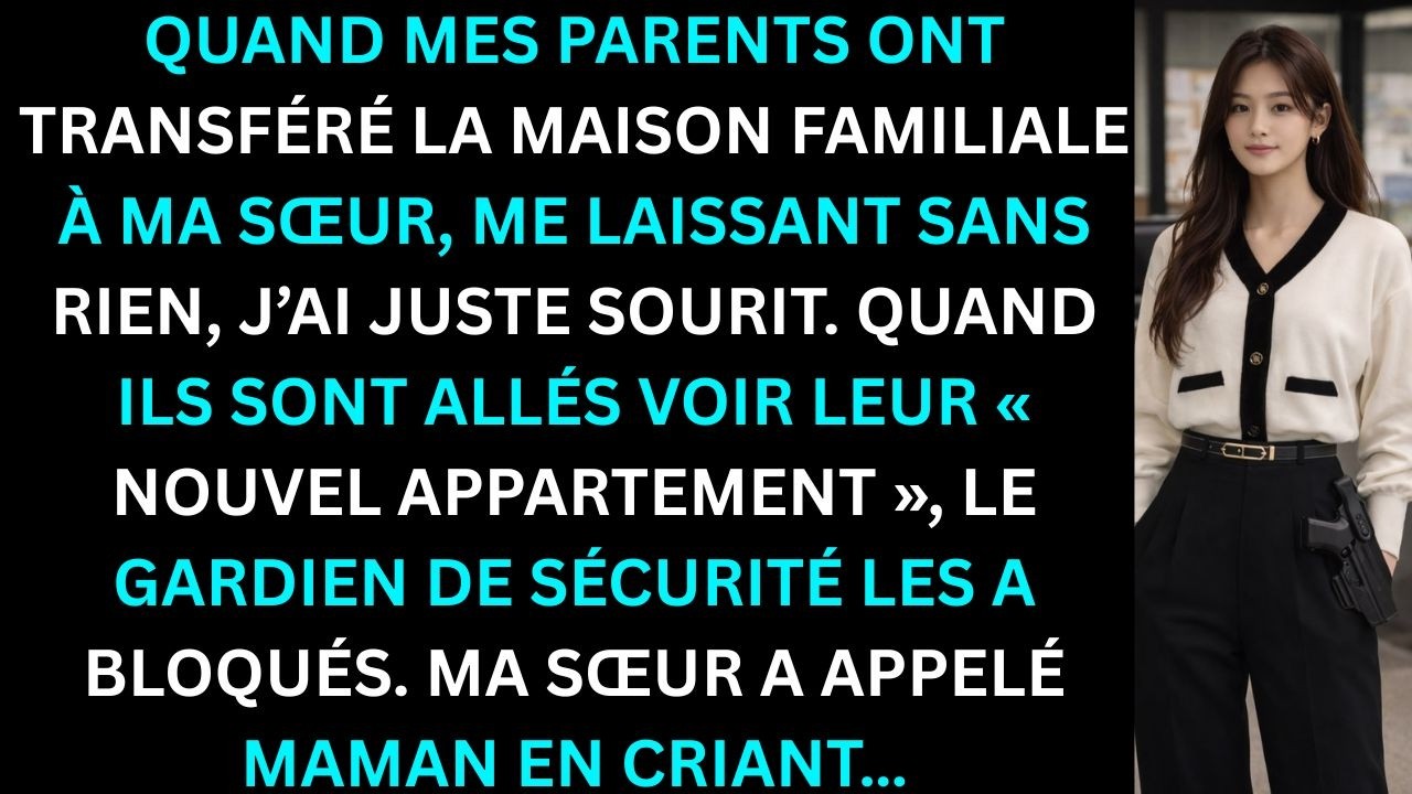 Mes parents ont donné à sœur mon fonds fiduciaire de 1,5M$ et rien pour moi. (15 mots)