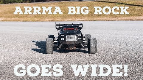 ARRMA Big Rock goes WIDE! Arrma typhon arms and turnbuckle install and over view!