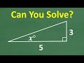 Basic Right Angle Trigonometry Quiz