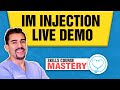 Intramuscular Injection Demonstration Nursing Skills Demo Intramuscular Injection Demonstration Nursing Skills Demo