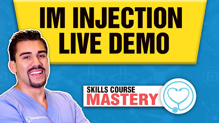 Intramuscular Injection Demonstration | Nursing Skills Demo
