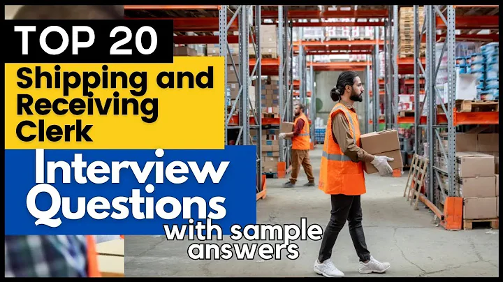 Shipping and Receiving Clerk Interview Questions and Answers for 2025