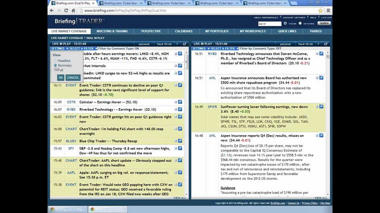 How to Maximize the Briefing Trader Service For Scalp Trading - Presented by SCALP