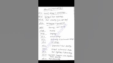 Bihar STET Botany 2024 Syllabus #stet #bpsc #botany #bihar #2024