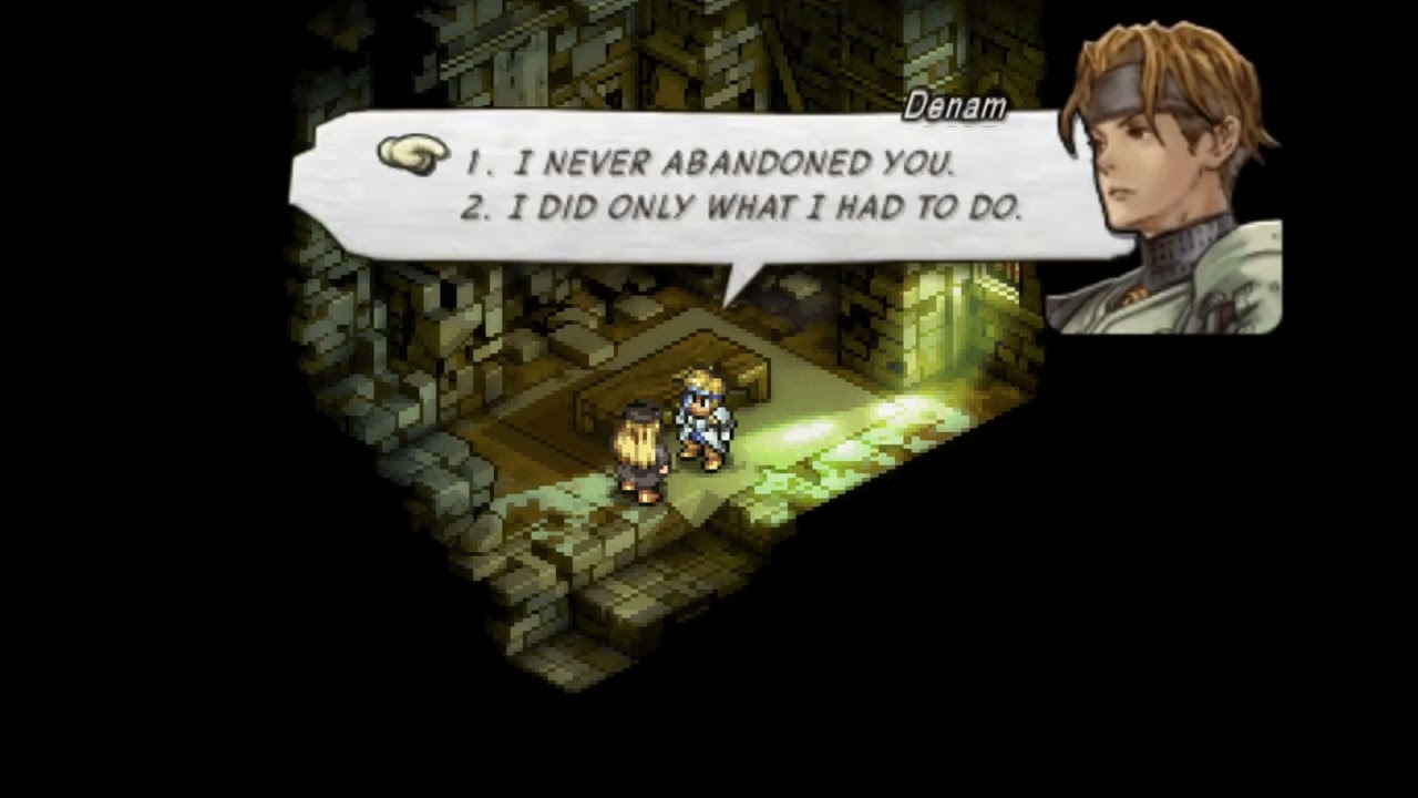 Tactics Ogre LUCT - When Catiua dialogue goes wrong in Barnicia Castle