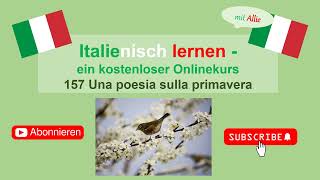 Italienisch lernen mit Allie: 157 Leseverstehen - Una poesia sulla primavera