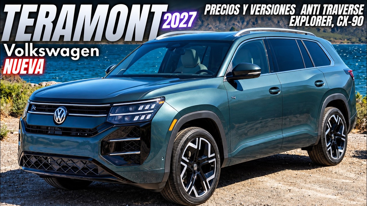 Volkswagen TERAMONT 2027: ¡Así es la SUV que desafía a Ford Explorer y Mazda CX-90! 🚙