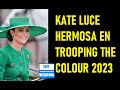 TROOPING THE COLOUR 2023. KATE HERMOSA EN VERDE. ¿QUIÉNES ESTUVIERON EN EL BALCÓN DE BUCKINGHAM?