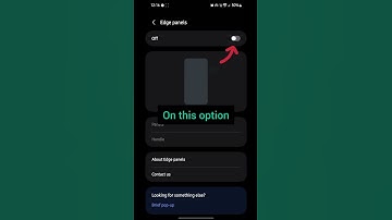 "Customize the edge panel on your Galaxy phone" | #samsung #edgepanel #tech #shorts #viral
